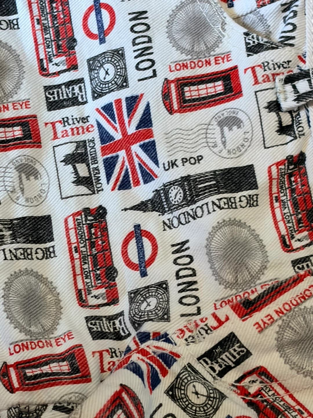 N3T Jeans London Print Shorts - photo 2