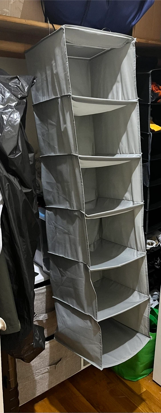 6-Shelf Hanging Closet Organizer