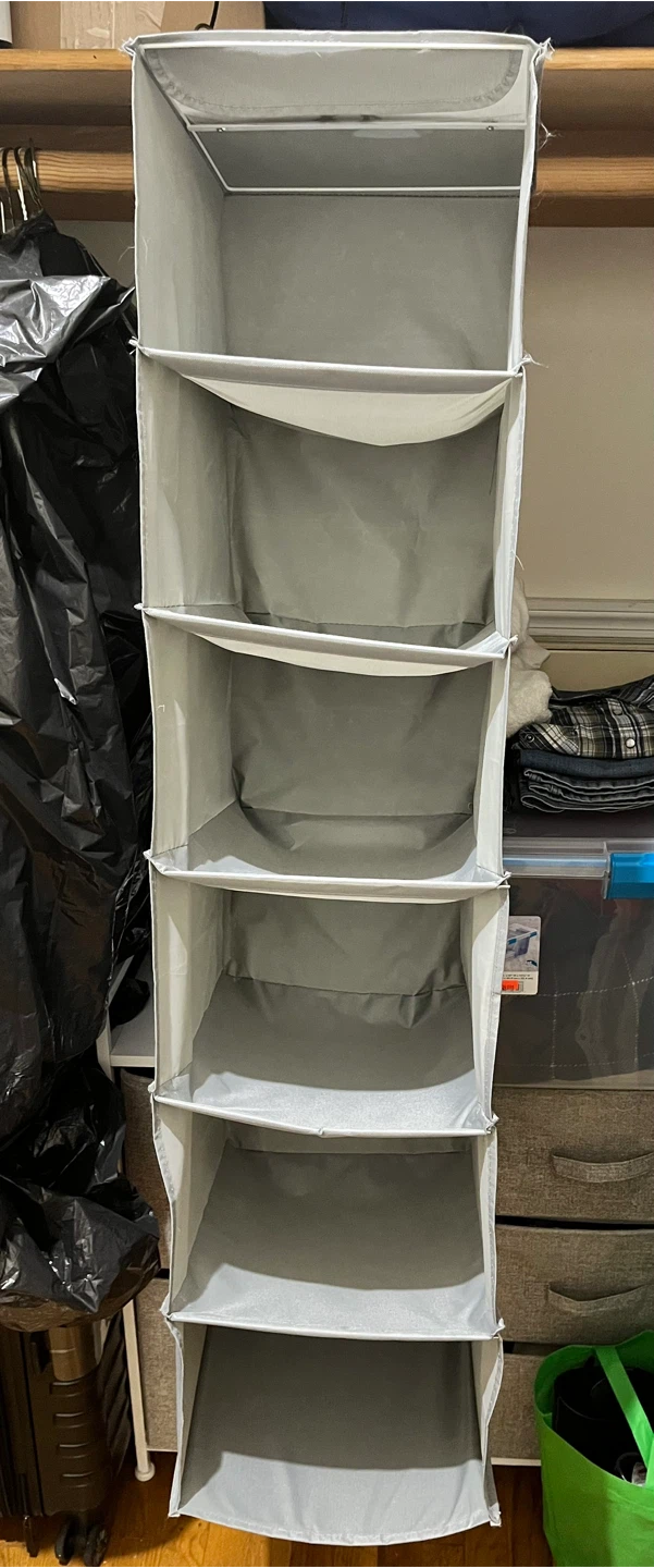 6-Shelf Hanging Closet Organizer - photo 3