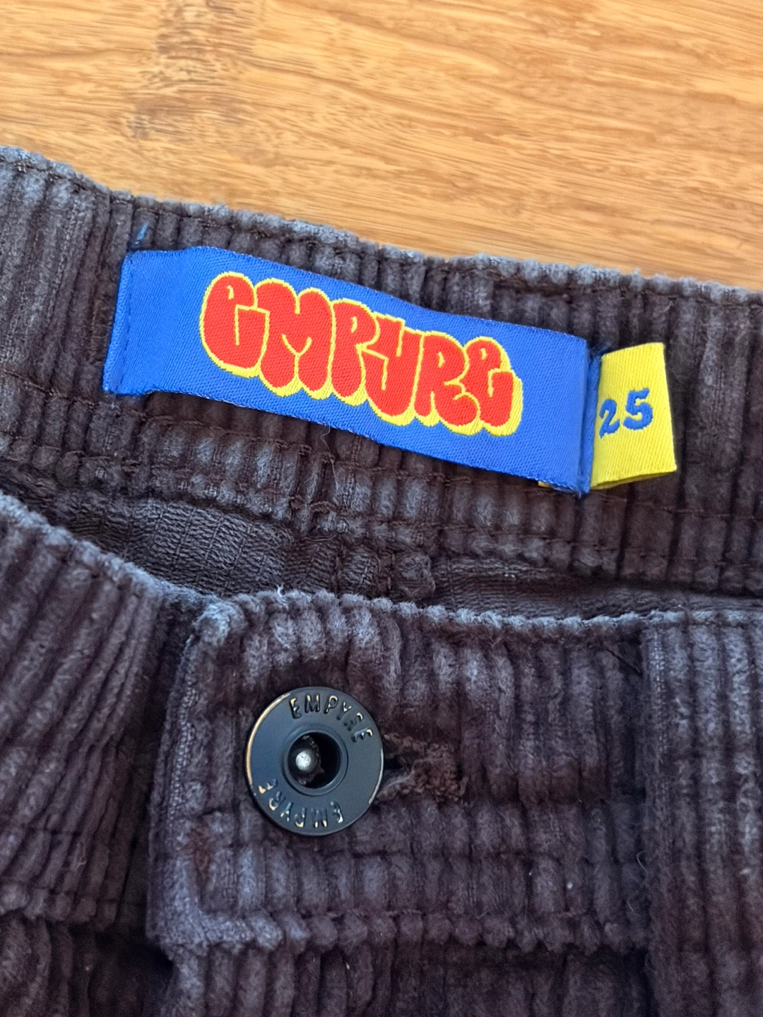 Empyre Brown Corduroy Pants – Kids Size 25 - photo 3
