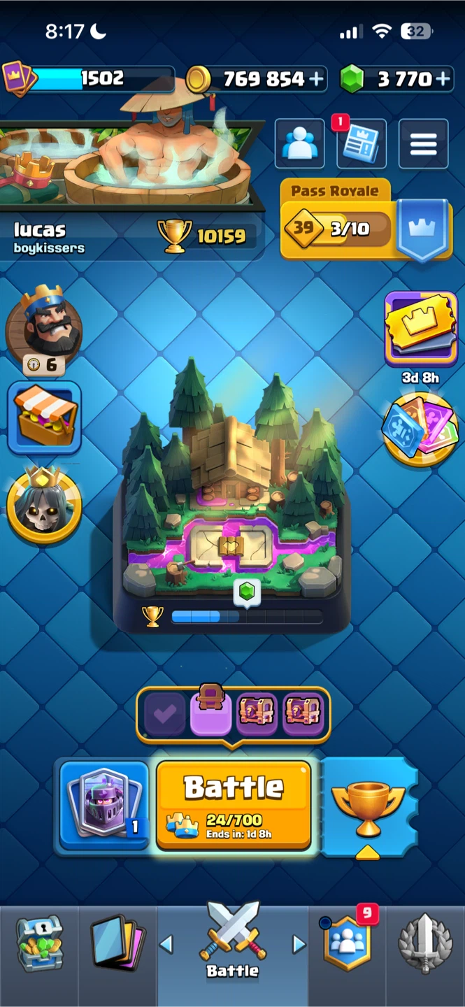 10k clash royale account
