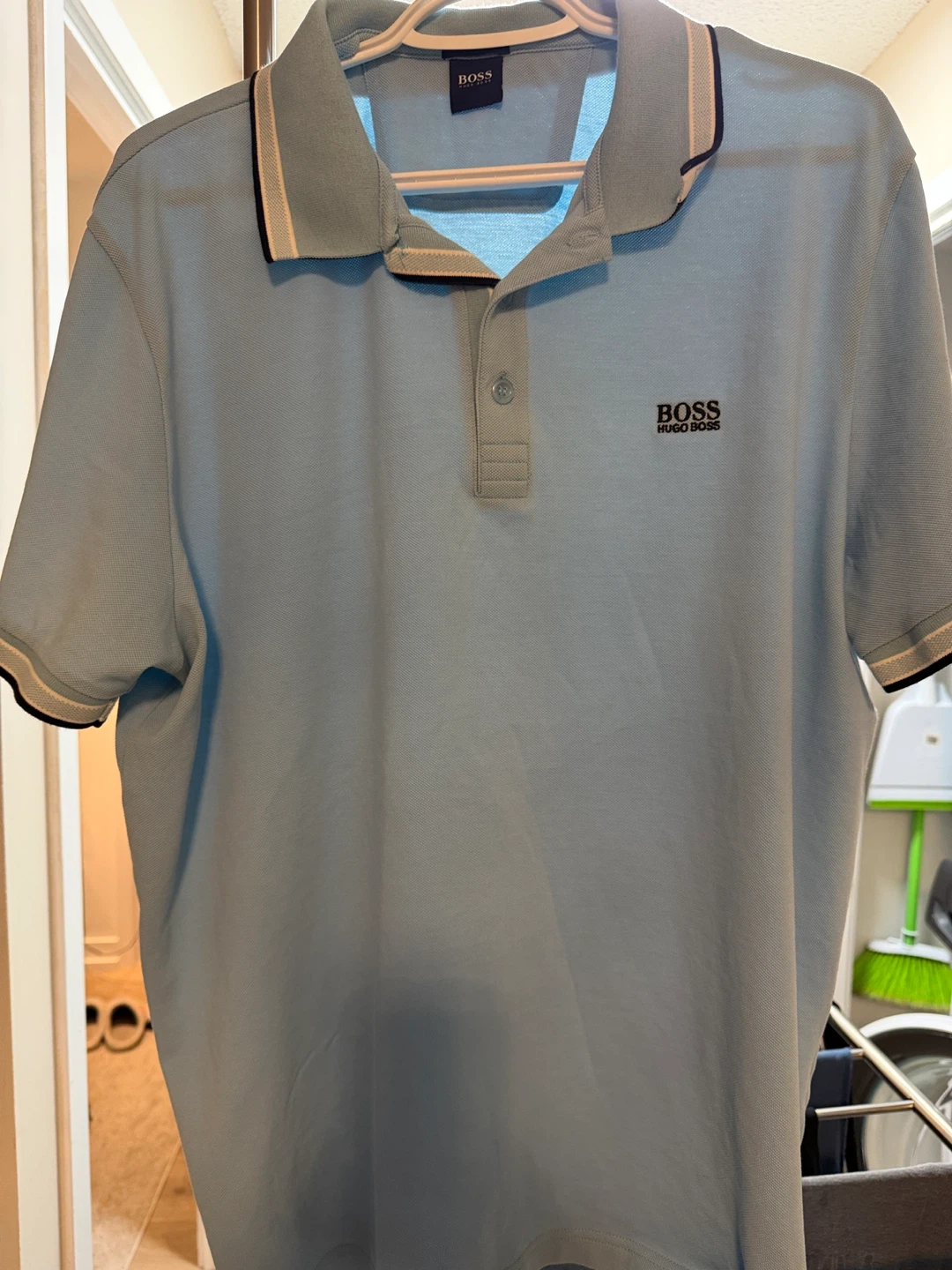 BOSS Hugo Boss Light Blue Polo Shirt
