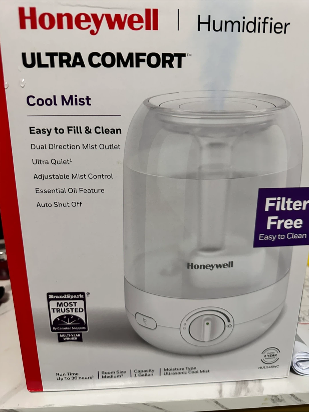 Honeywell Ultra Comfort Cool Mist Humidifier