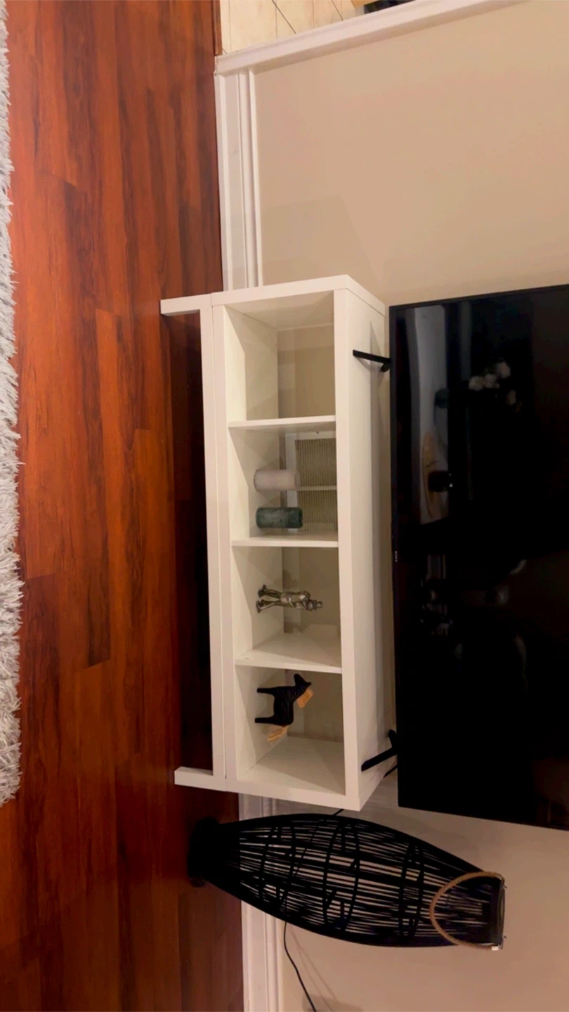 White Storage Shelf Unit