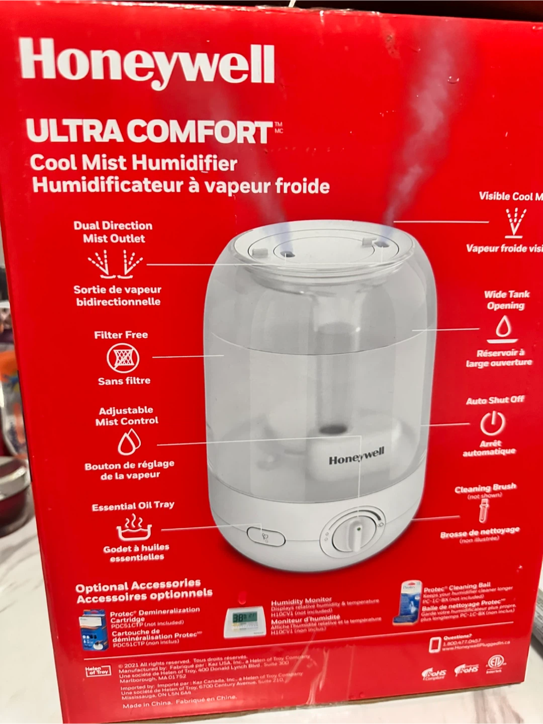 Honeywell Ultra Comfort Cool Mist Humidifier - photo 3
