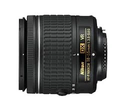 Nikon AF-P DX NIKKOR 18-55mm f/3.5-5.6G VR and Battery