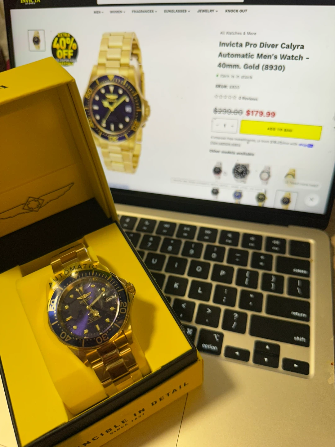 Invicta Pro Diver Calyra Automatic Men's Watch - 40mm - photo 3