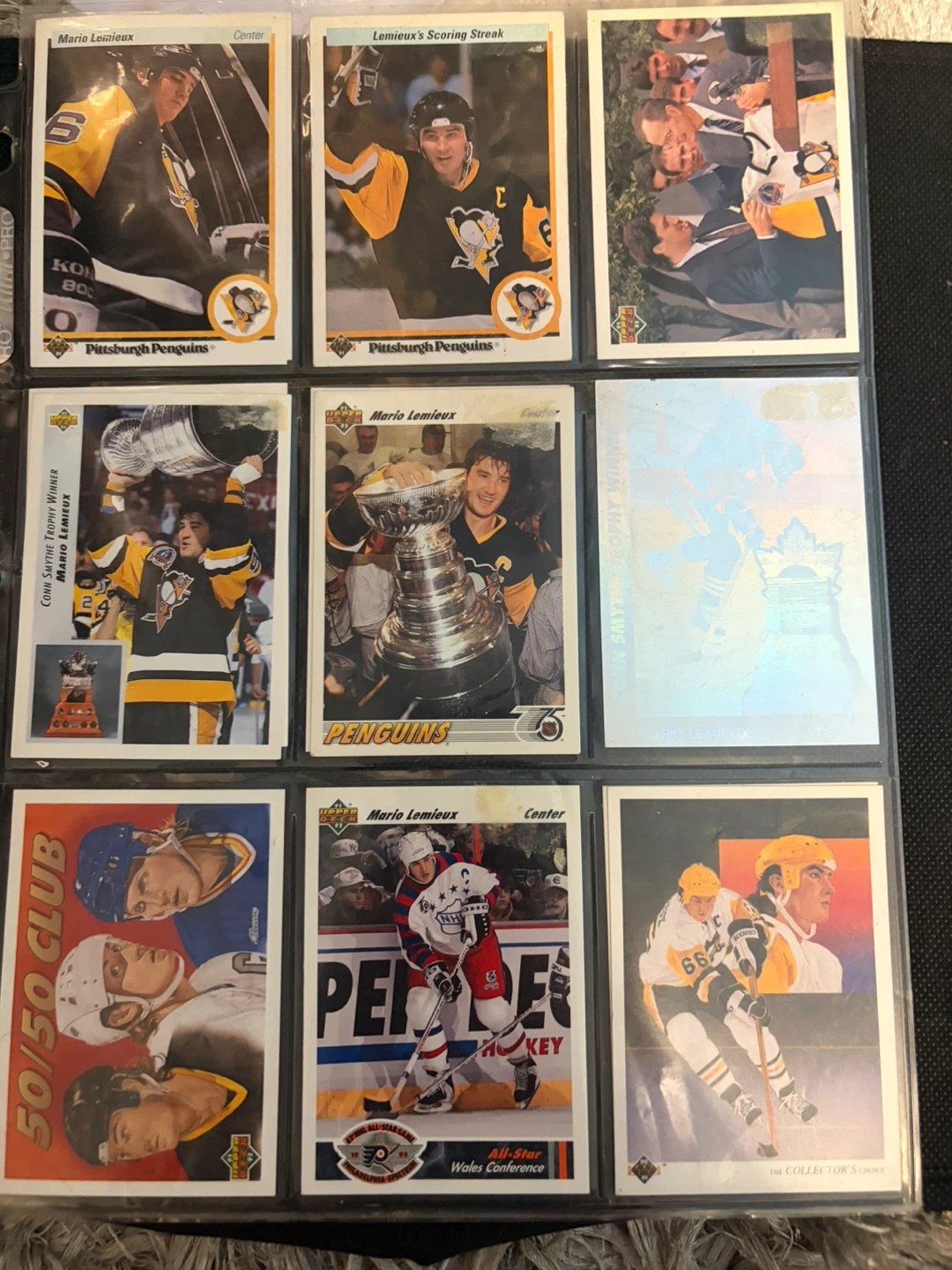 Collection of Mario Lemieux Hockey Cards - photo 4