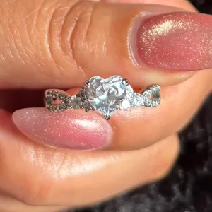 Heart Cut CZ Ring
