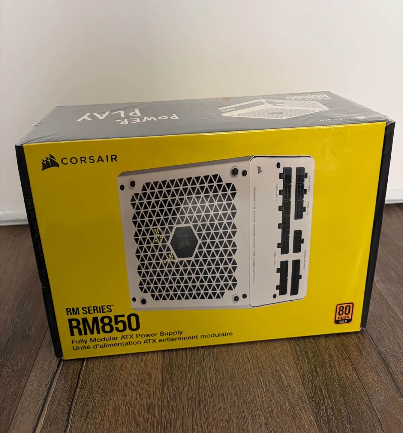 Brand new white Corsair RM850 Fully Modular ATX Power Supply