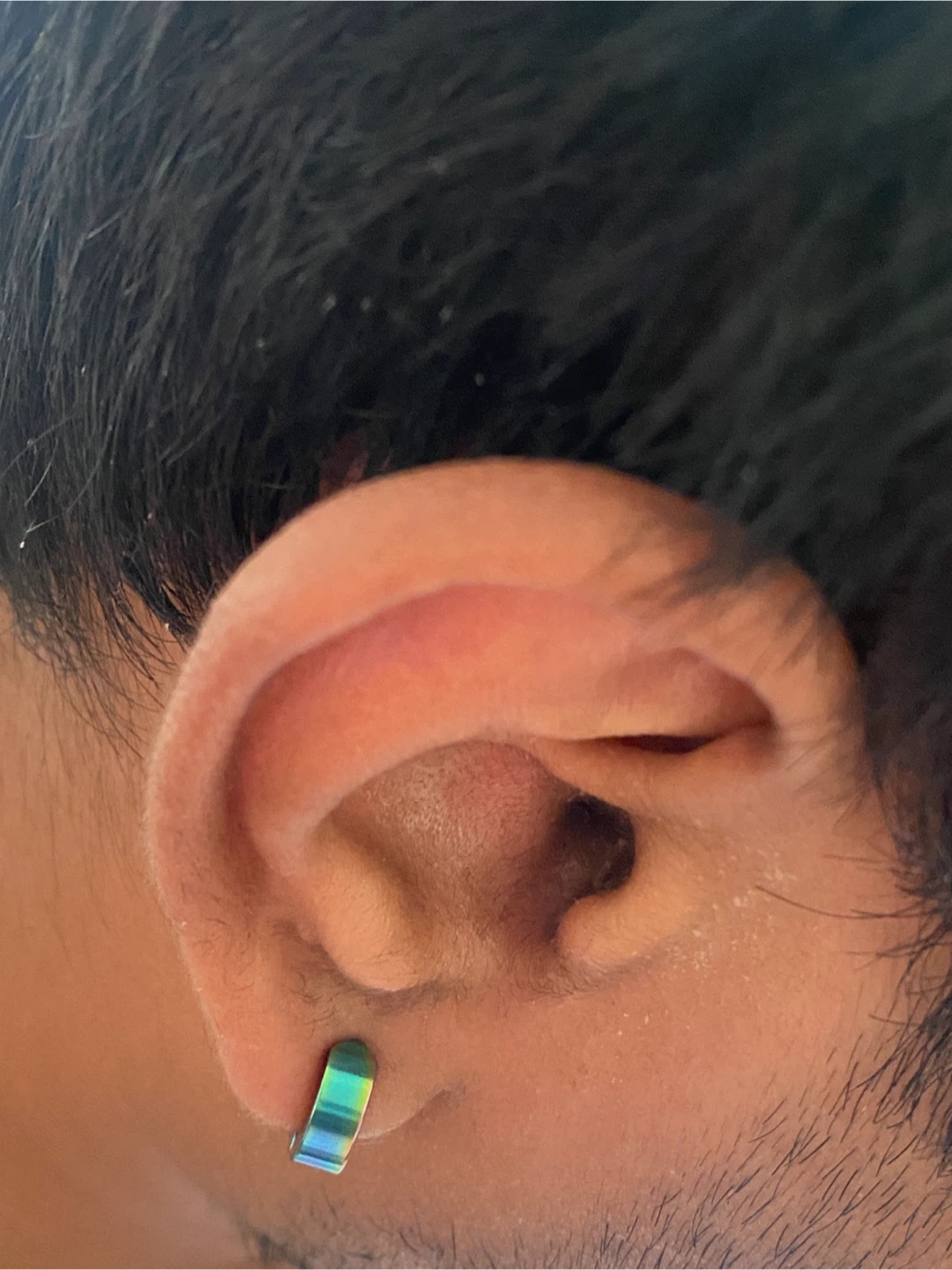 Rainbow Hoop Clip-On Earrings - photo 2