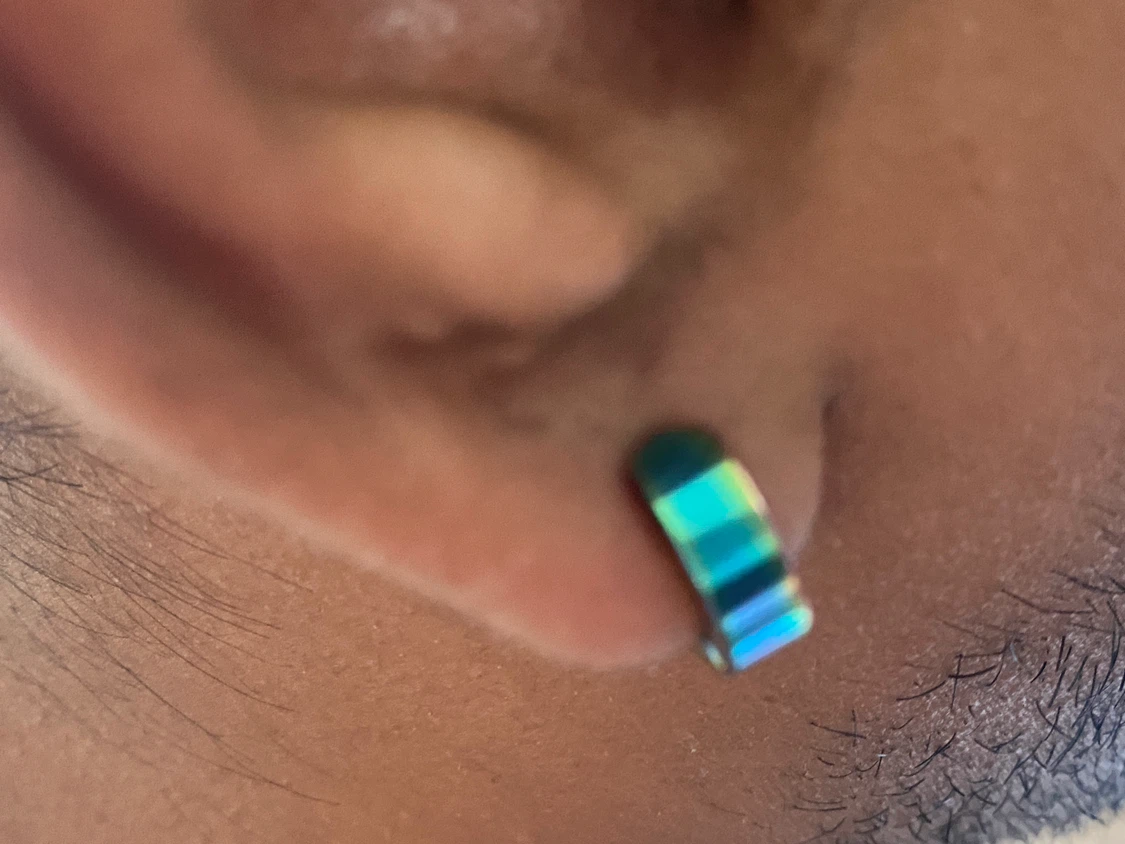 Rainbow Hoop Clip-On Earrings - photo 3