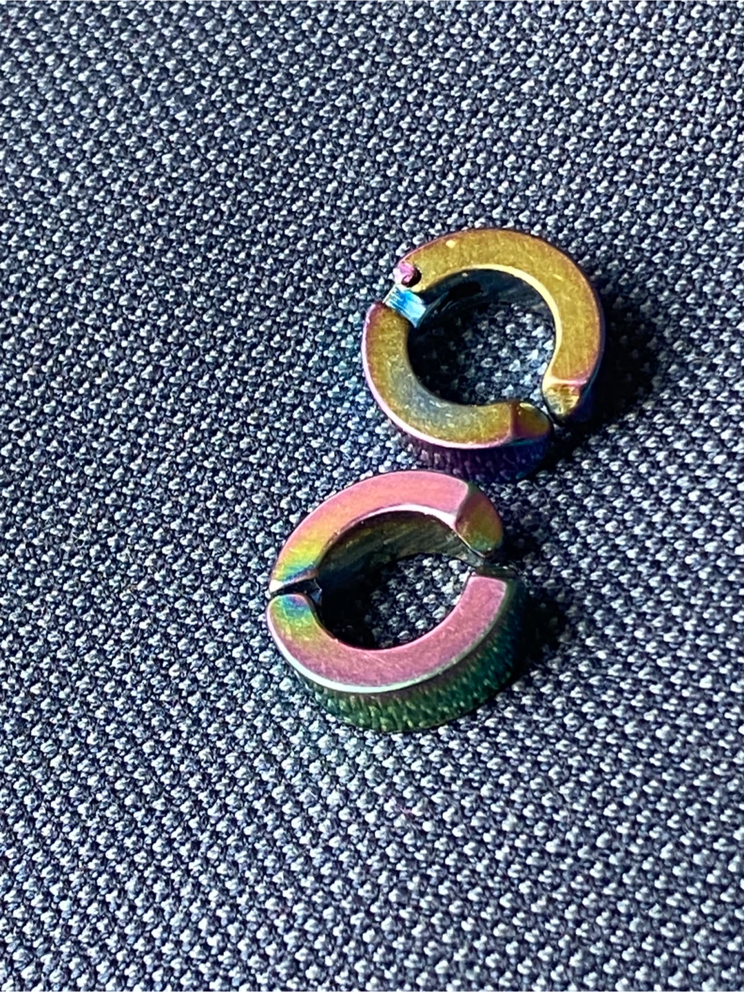 Rainbow Hoop Clip-On Earrings - photo 4
