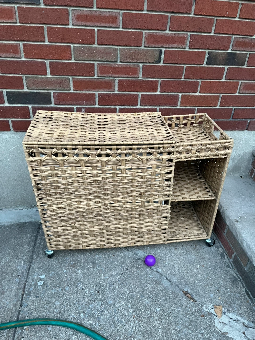 Wicker Laundry Sorter Hamper