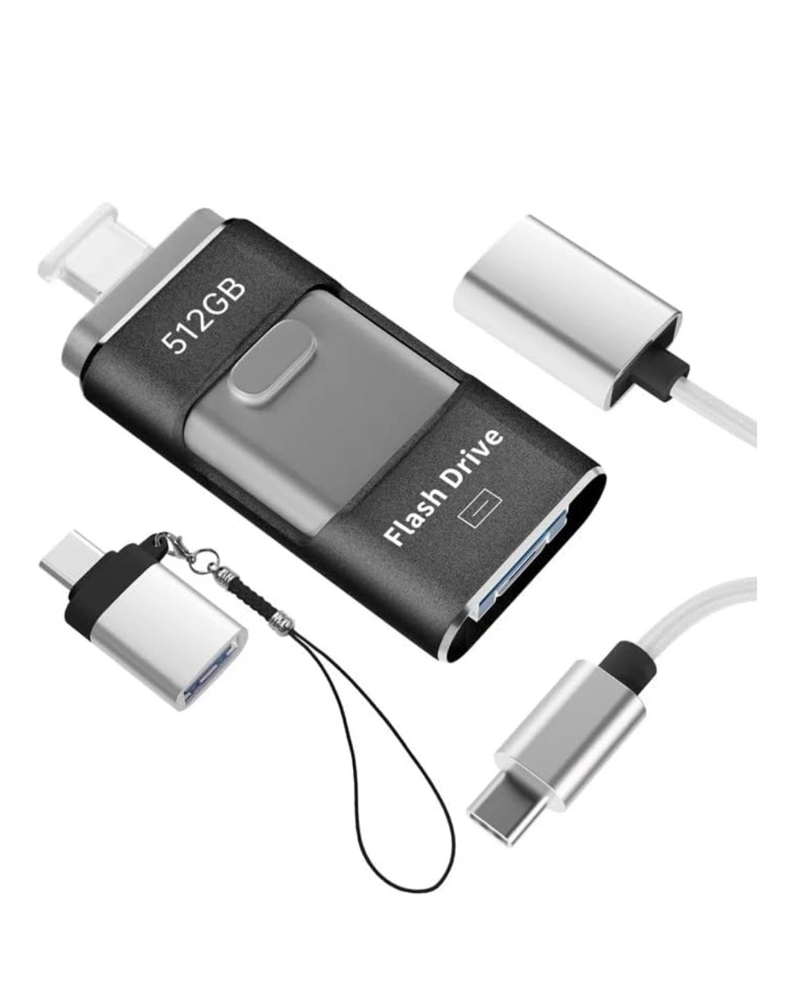 512GB 4-in-1 USB Flash Drive - photo 3