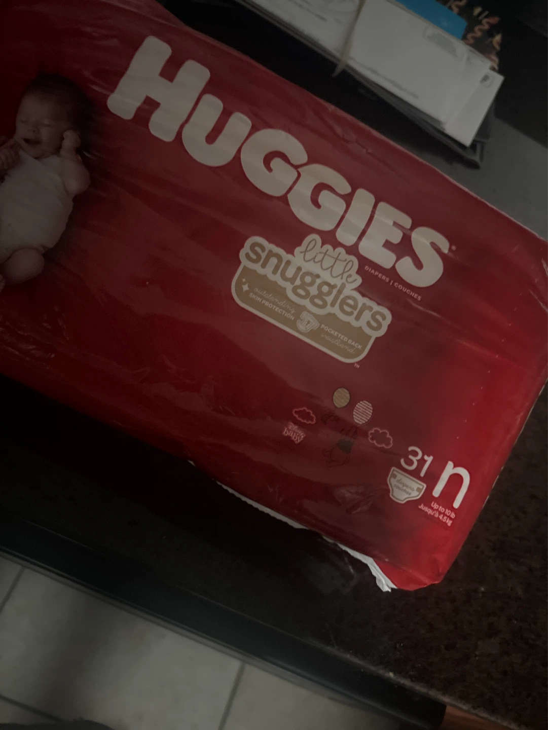 Huggies Little Snugglers Diapers Size newborn  - 31 Count