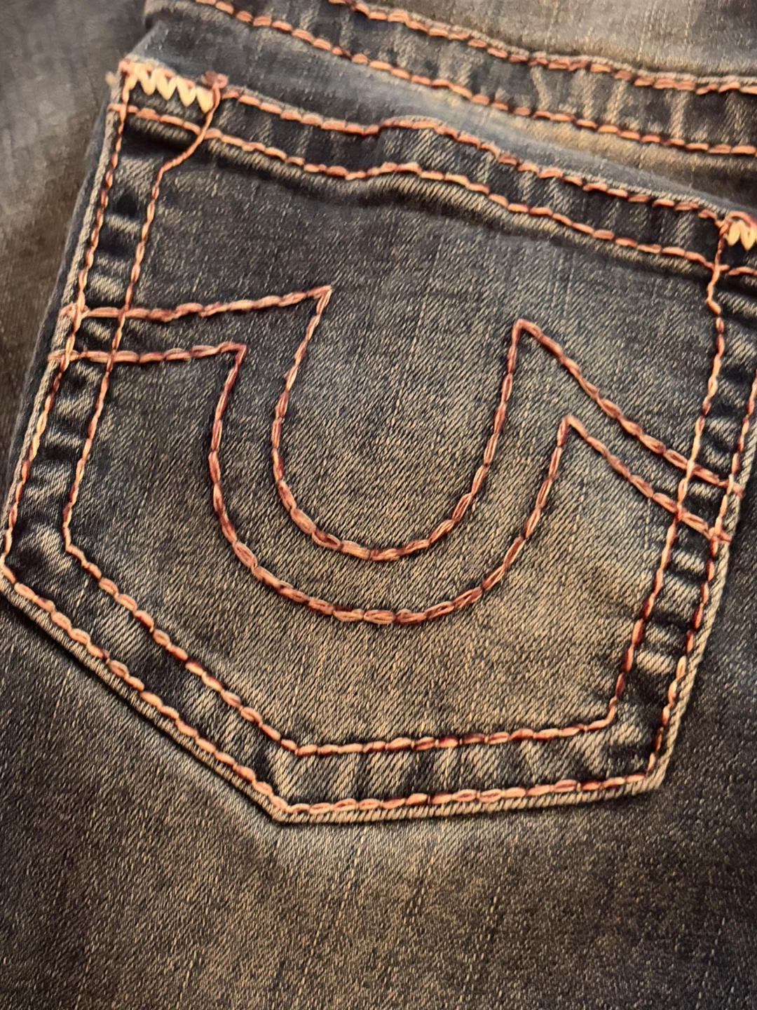 Pink True Religion Skinny Jeans