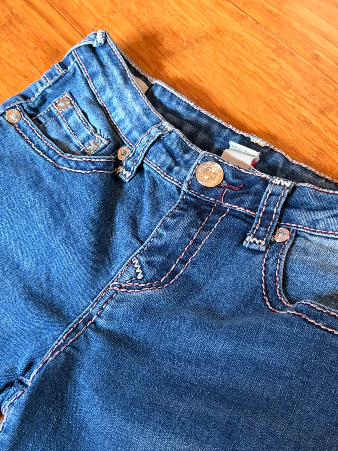 Pink True Religion Skinny Jeans - photo 4