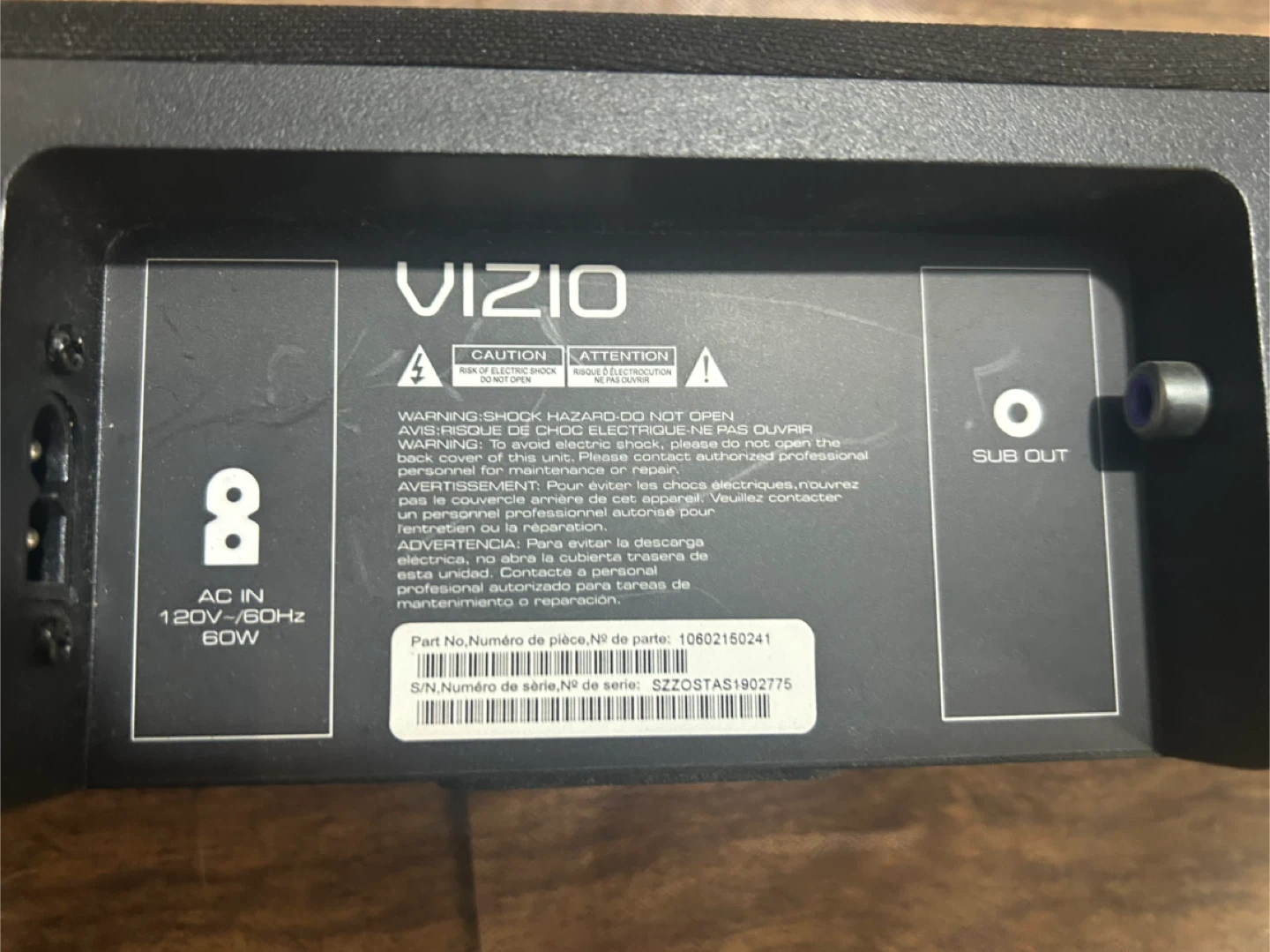 VIZIO Soundbar - photo 4