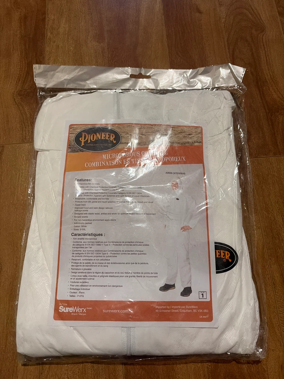 Pioneer Microporous Disposable Coveralls - Size 2X-TG