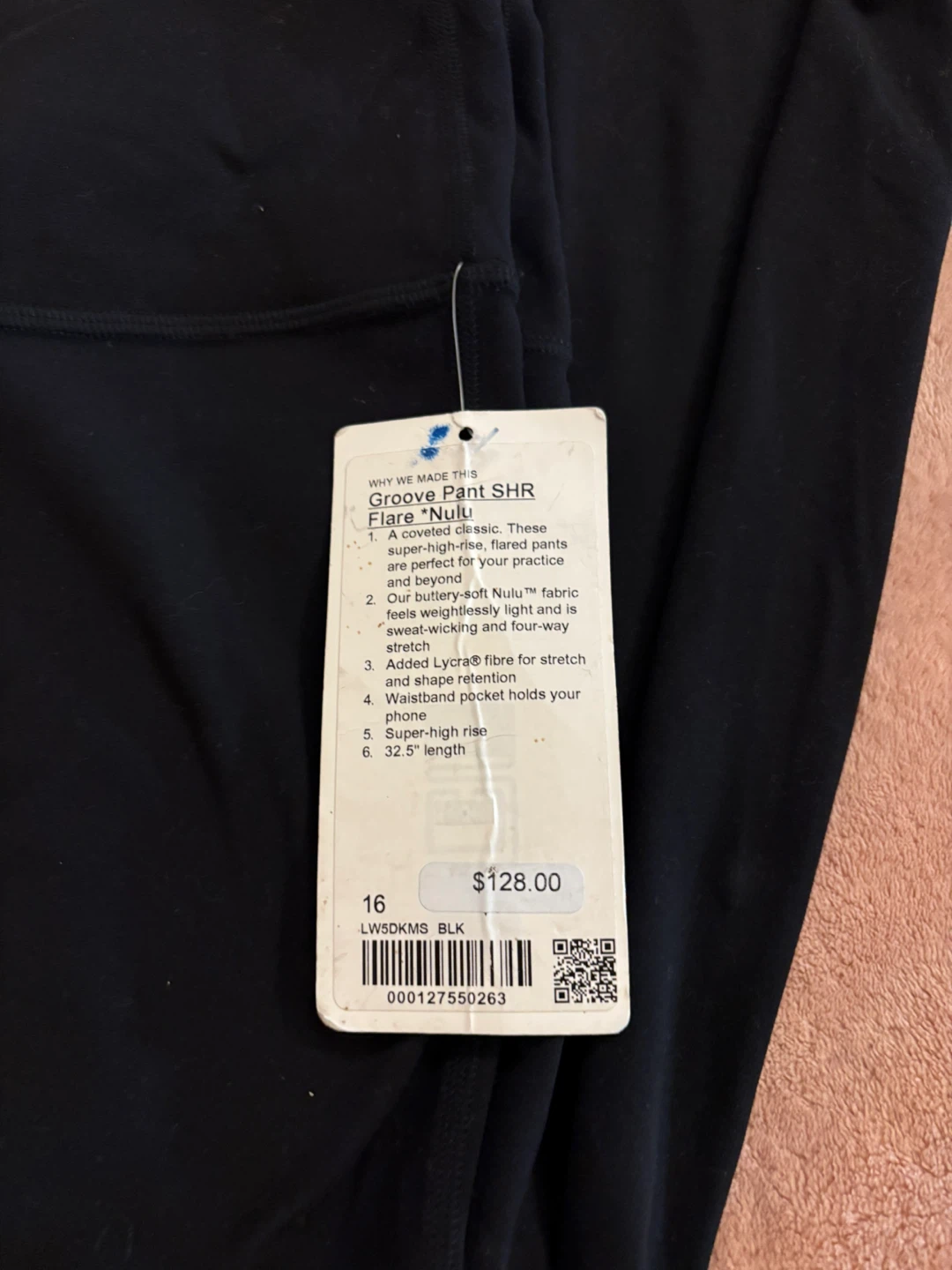 Lululemon Groove Pant SHR Flare Nulu Black Size 16 - photo 2