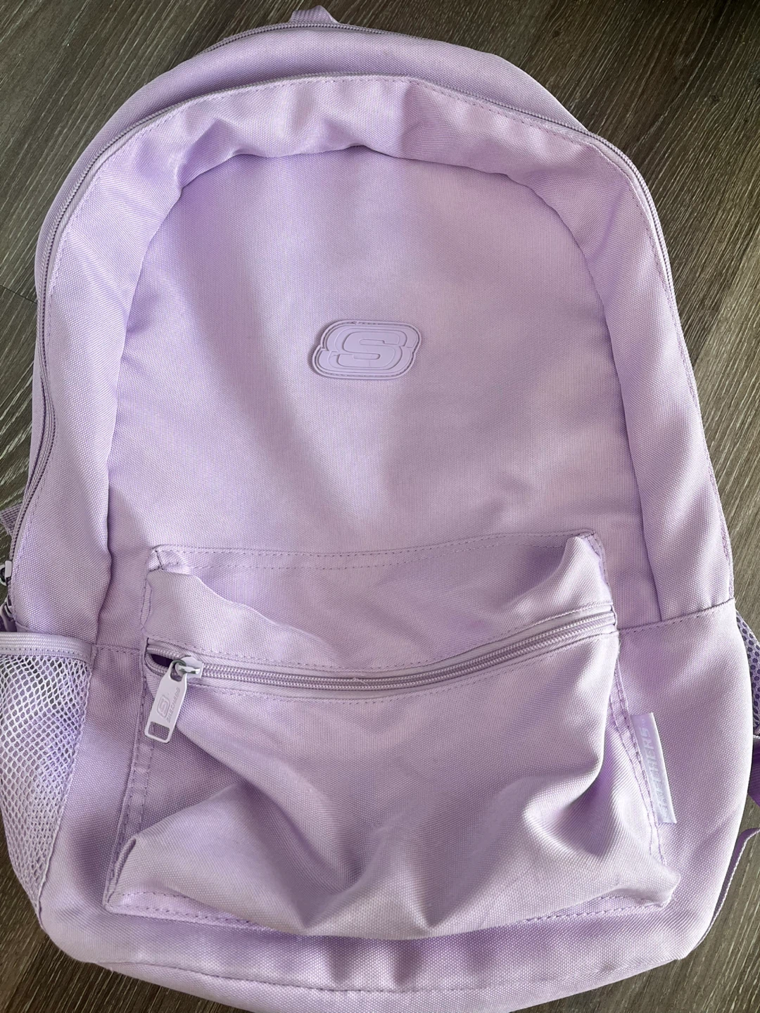 Lavender Skechers bagpack