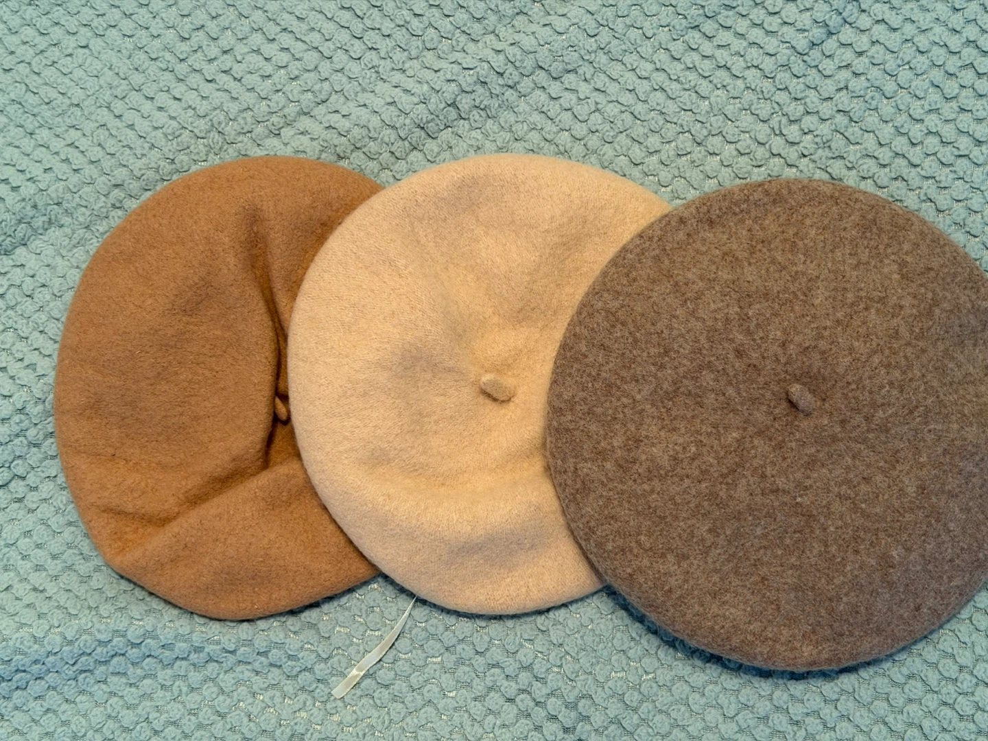 Three Wool Berets