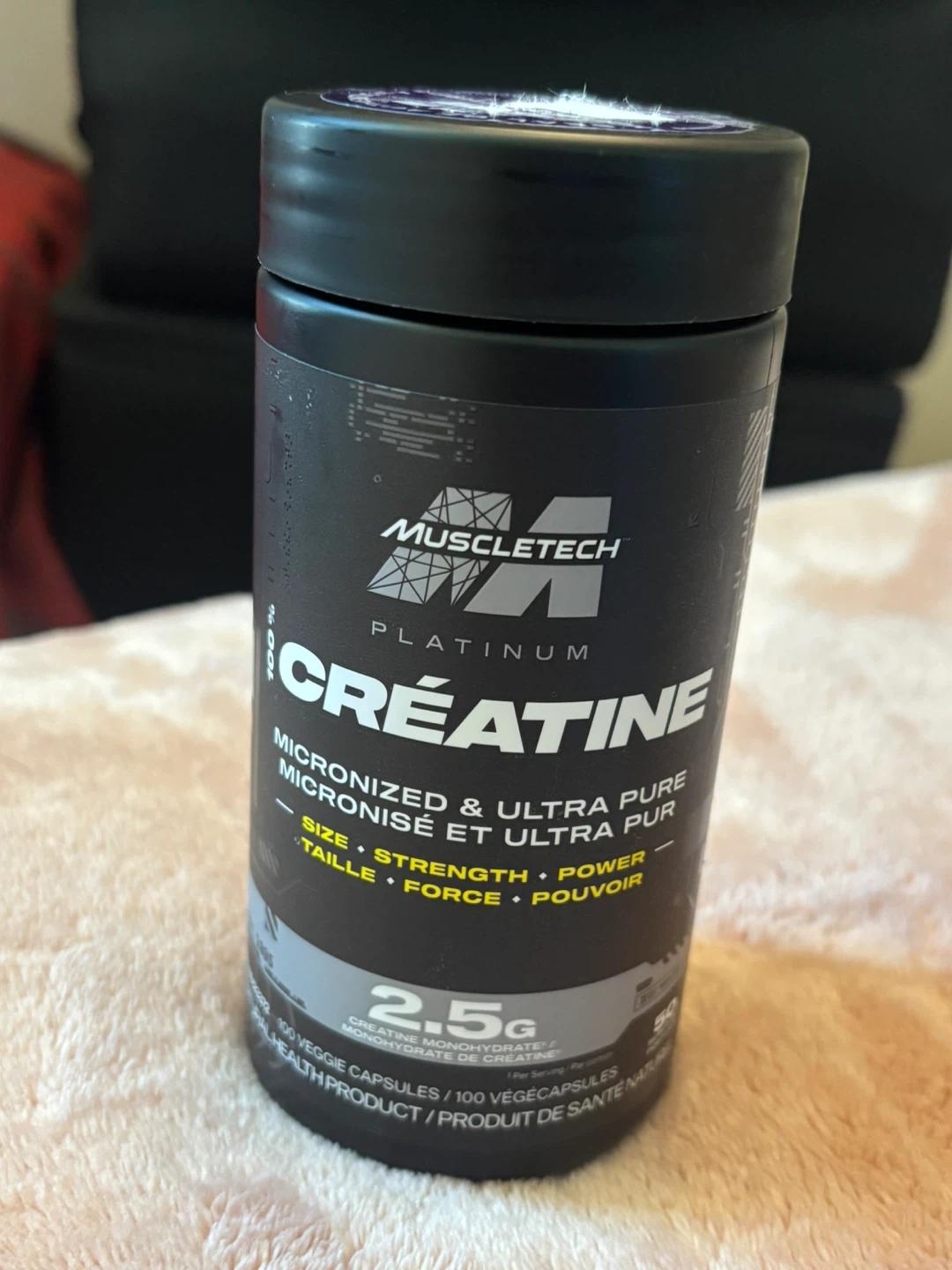 Muscletech Platinum Creatine 2.5g Veggie Capsules