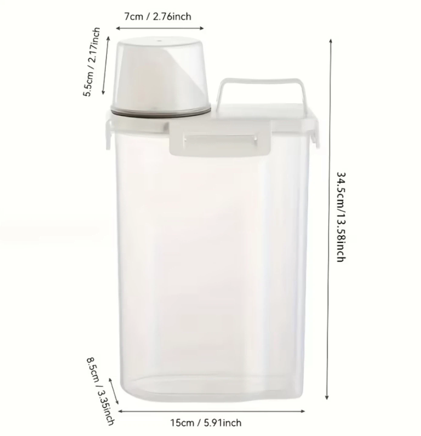 4 Pcs Cereal Storage Containers - photo 5