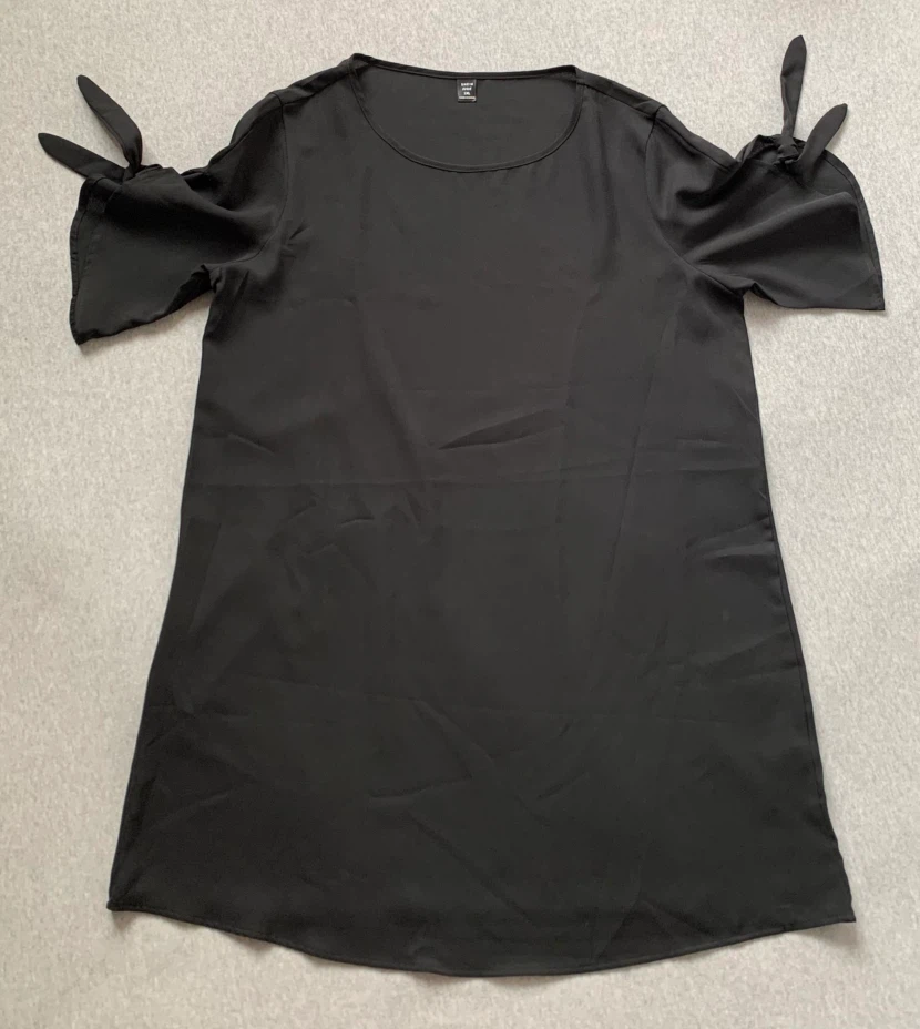 SHEIN Curve LBD with Tie Sleeve Detail - Size 1XL