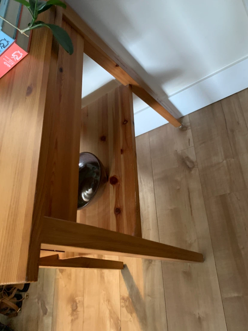 Wooden Side Table with Drawer - photo 3