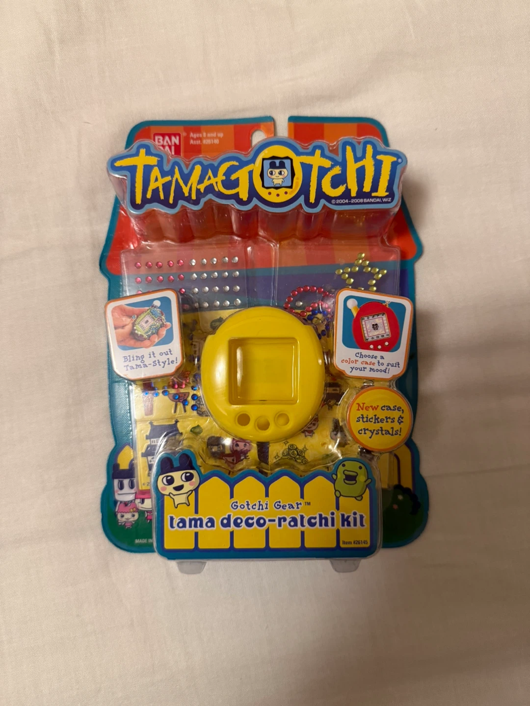 Tamagotchi Gotchi Gear tama deco-ratchi kit 2008 Yellow