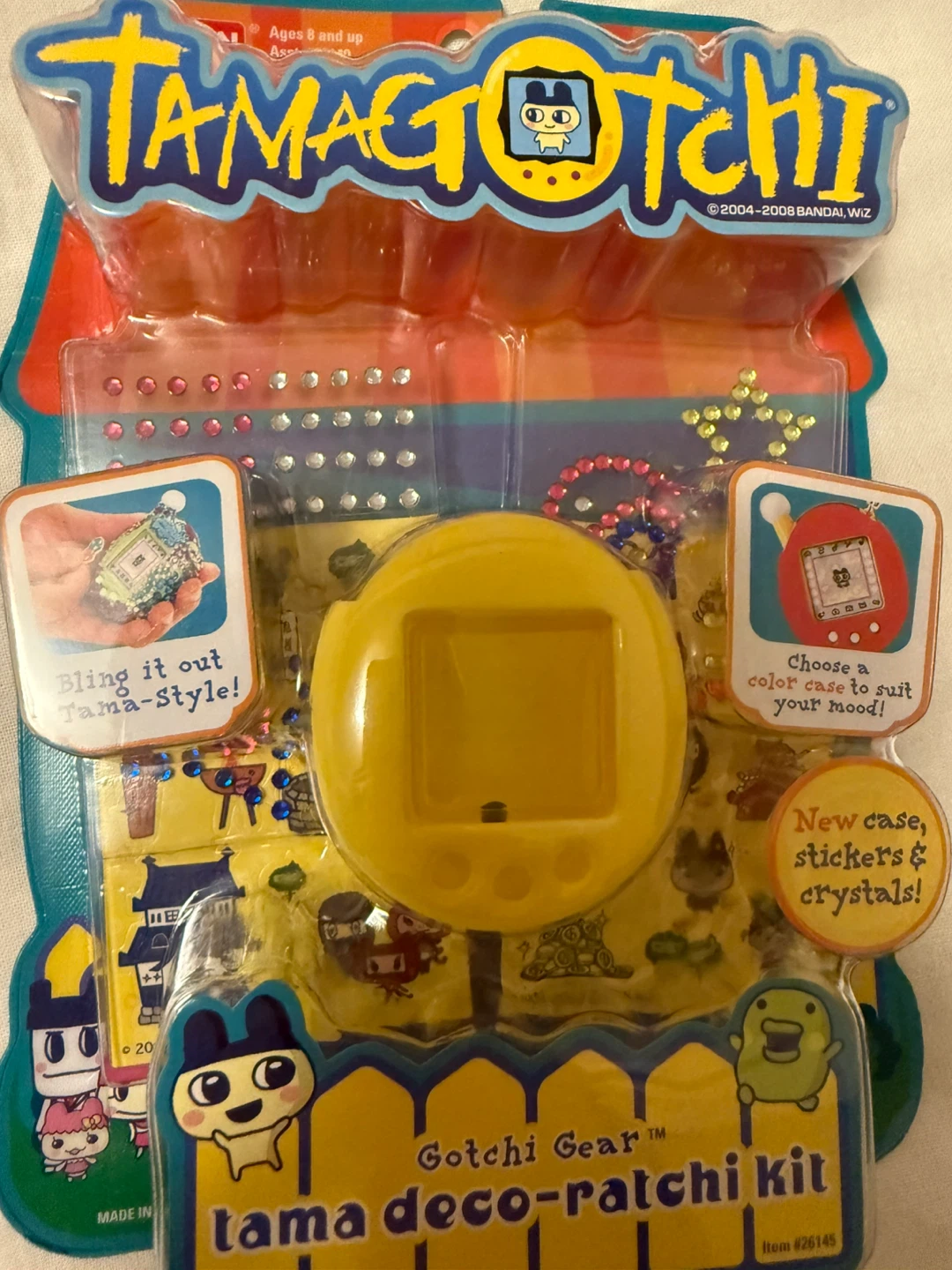 Tamagotchi Gotchi Gear tama deco-ratchi kit 2008 Yellow - photo 3