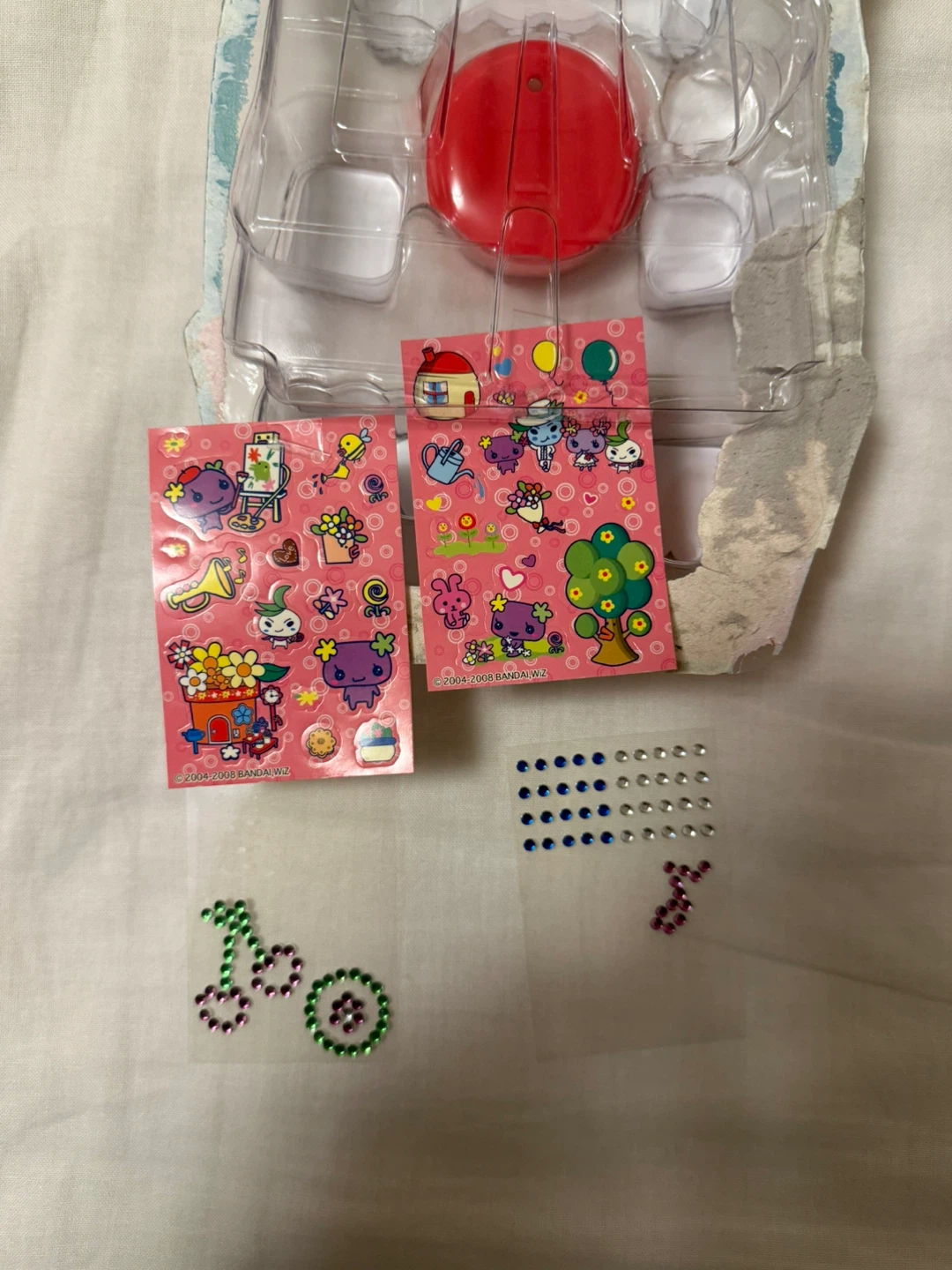 Tamagotchi Gotchi Gear tama deco-ratchi kit 2008 Red OPENED - photo 3