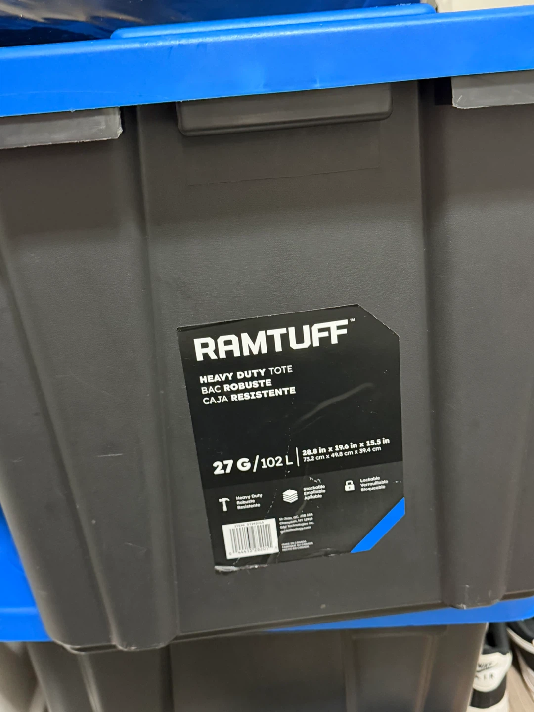 RAMTUFF Heavy Duty Tote 102L - photo 2