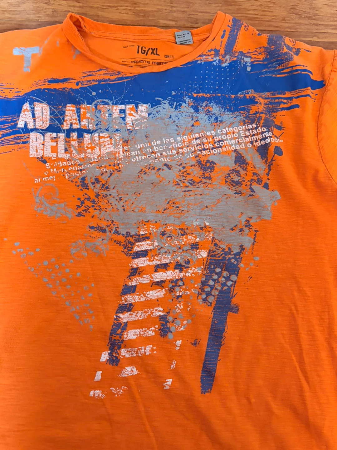 Private Member Orange Graphic T-Shirt - photo 2