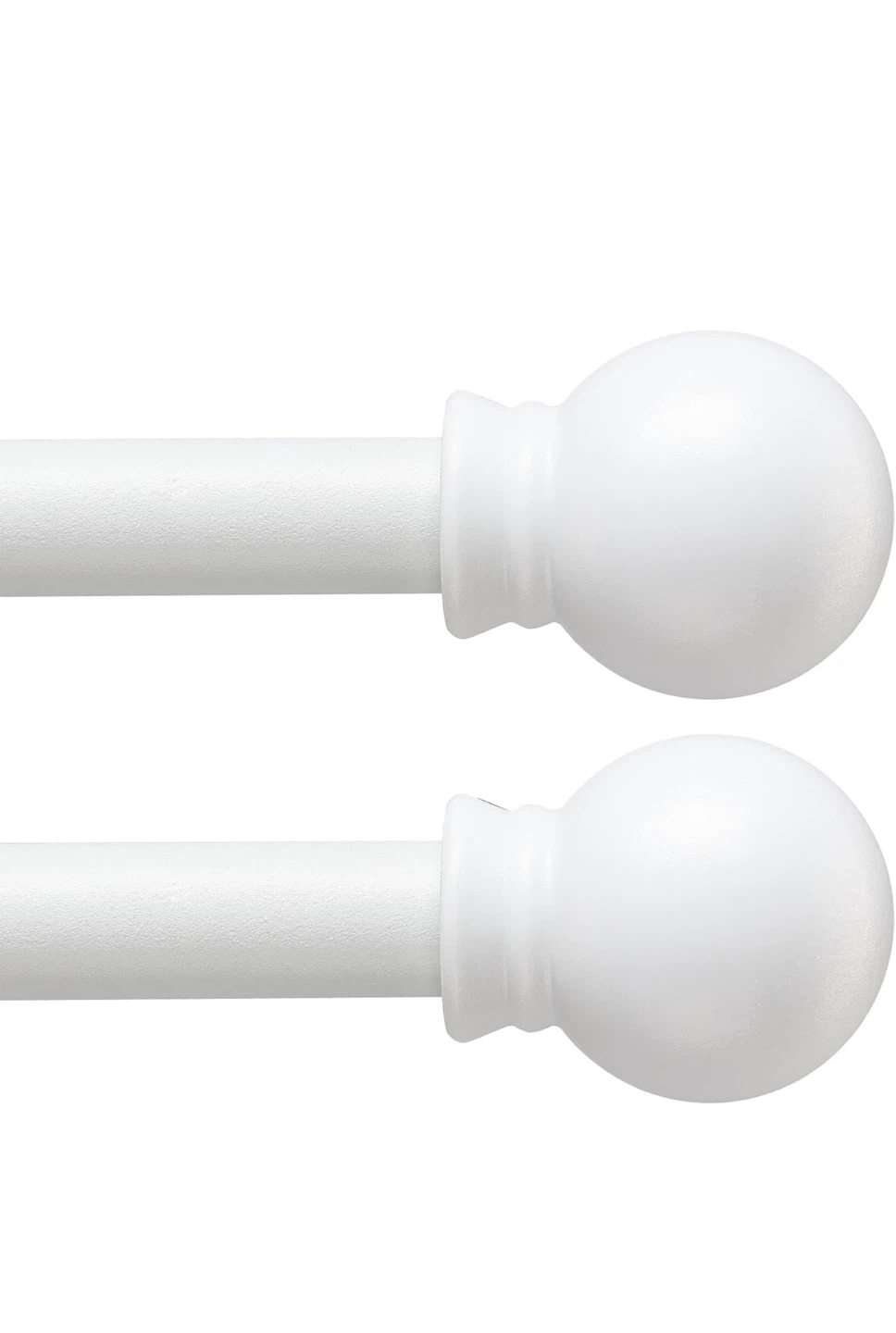 White Curtain Rods