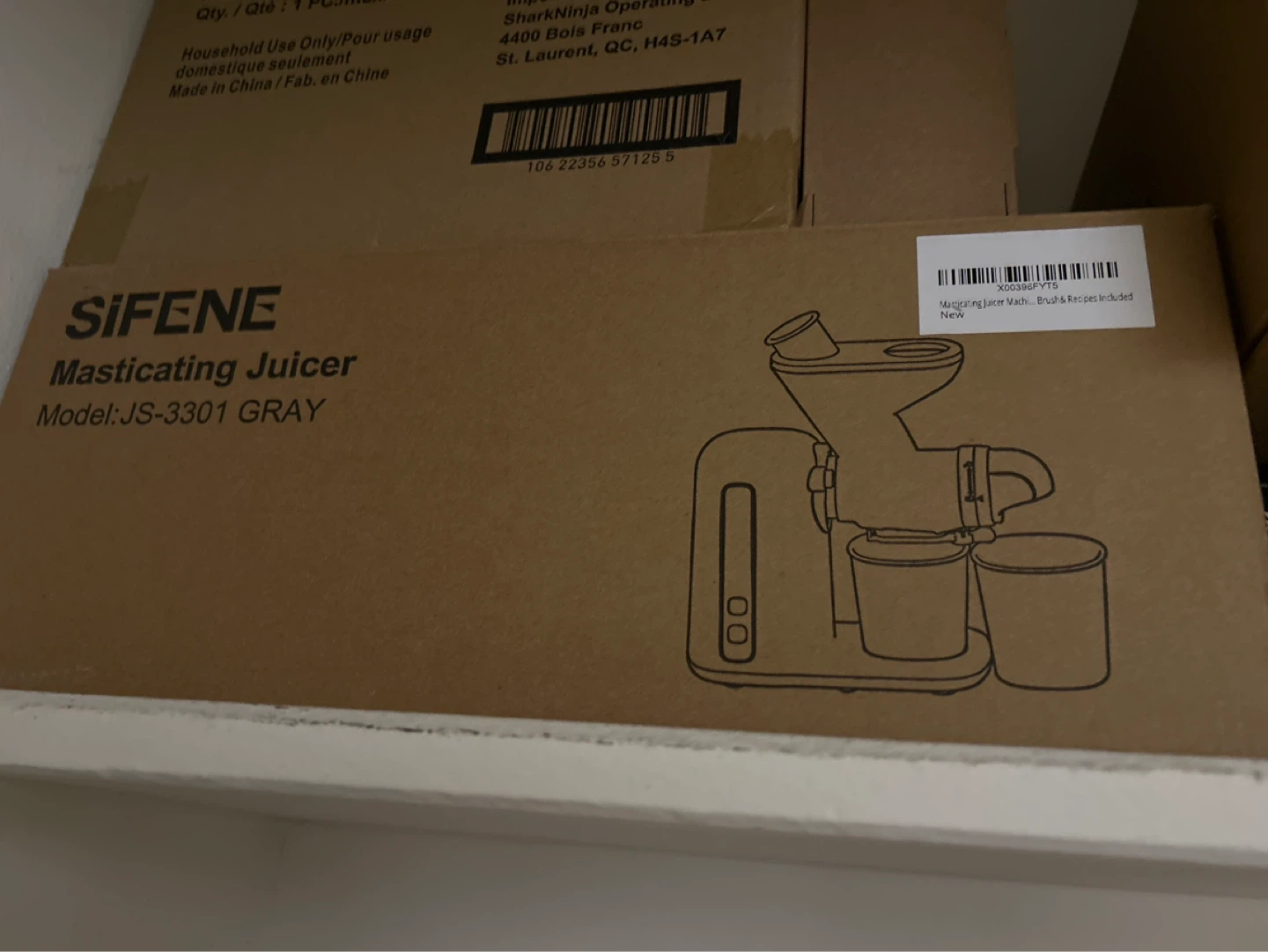 SIFENE Masticating Juicer - JS-3301 GRAY - photo 4