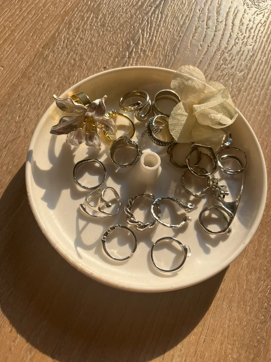 925 Silver-Plated Embrace Moonstone ring - photo 3
