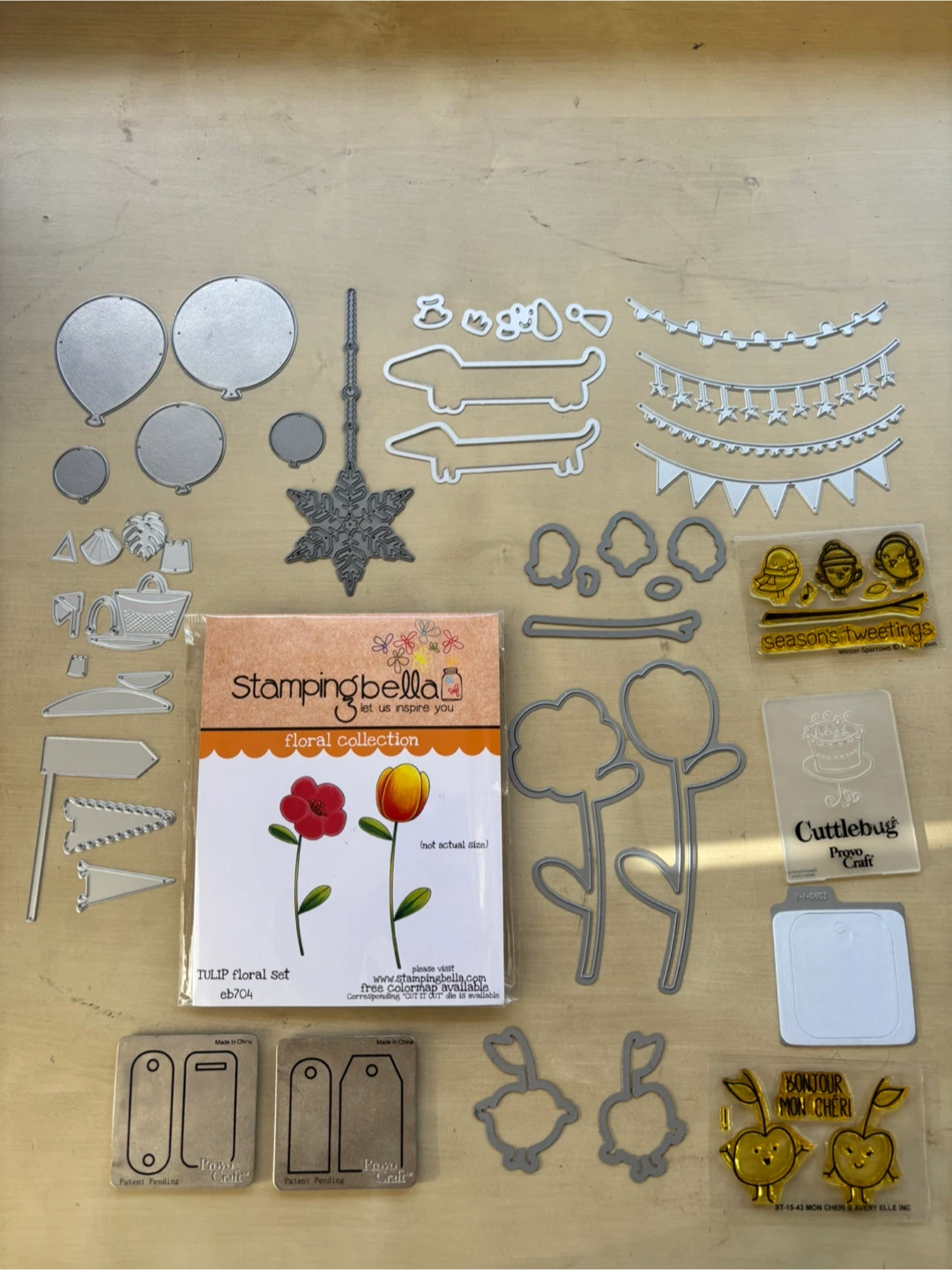 Stamp and die cuts bundle - photo 2