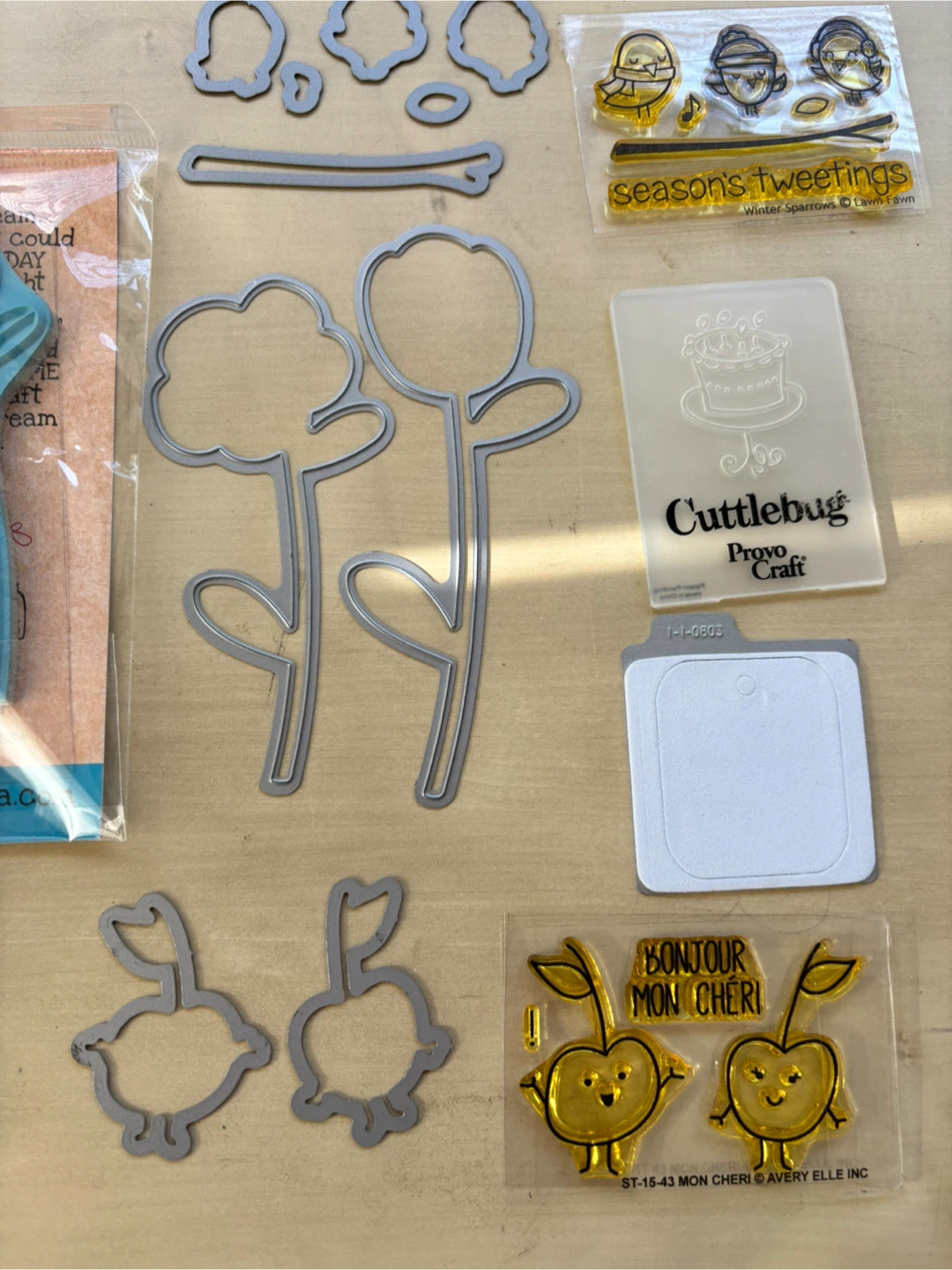 Stamp and die cuts bundle - photo 3