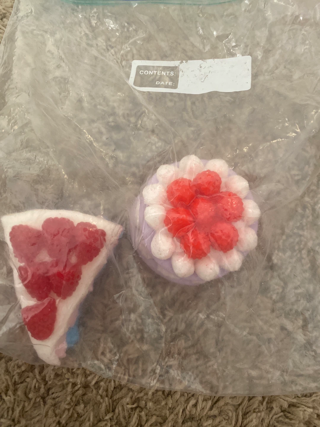 Two decoration dessert Taba