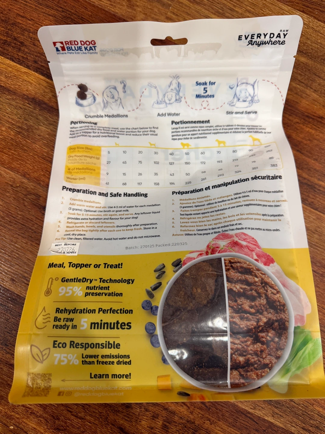 Red Dog Blue Kat Everyday Rancher's Fare Dog Food 400g - photo 2