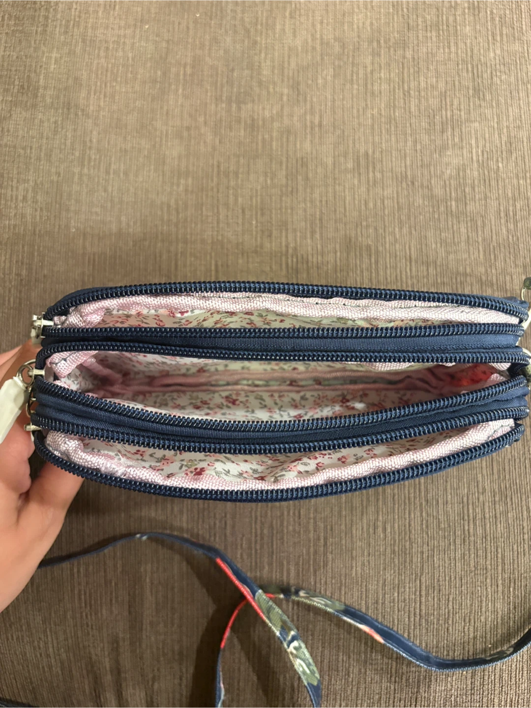 Cath Kidston Floral Crossbody Pouch Purse British - photo 4
