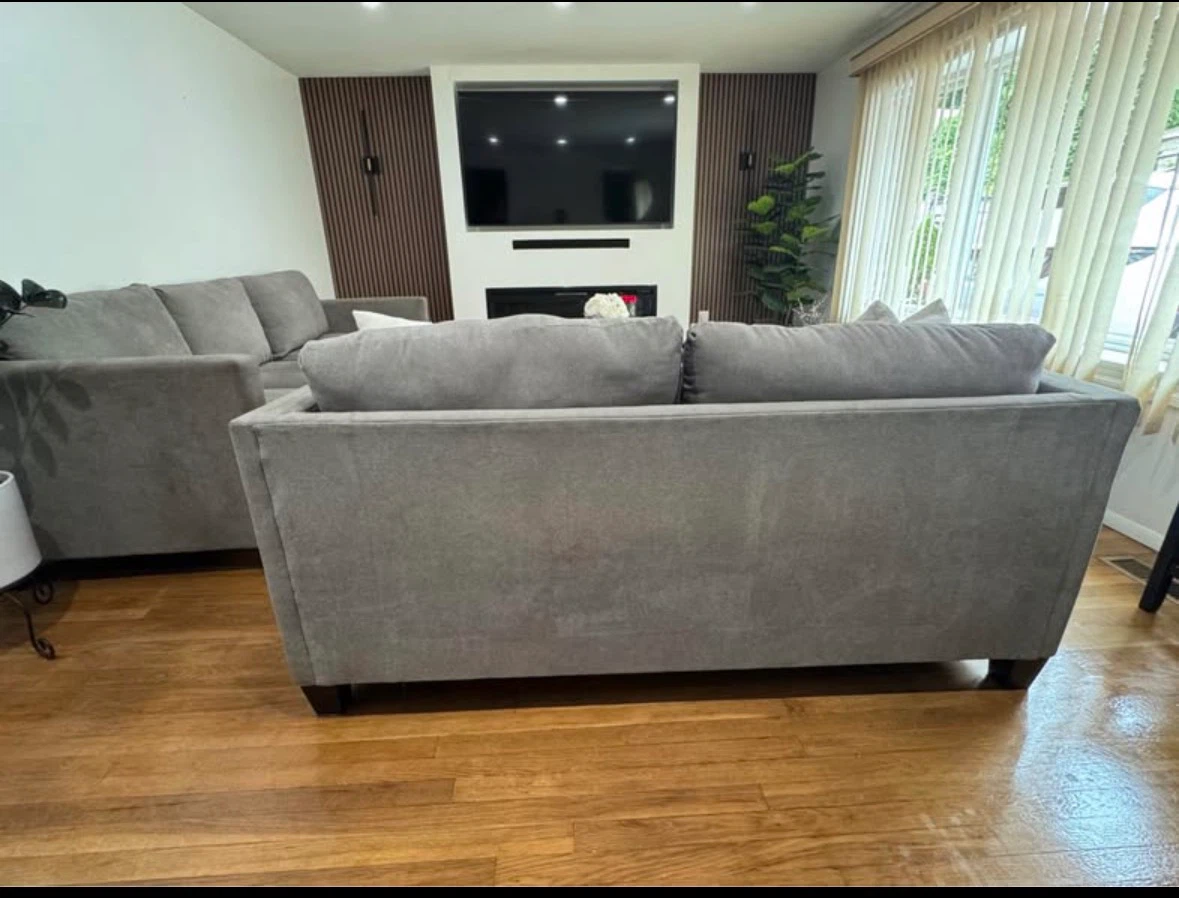 Gray Sofa and Love Seat - photo 3