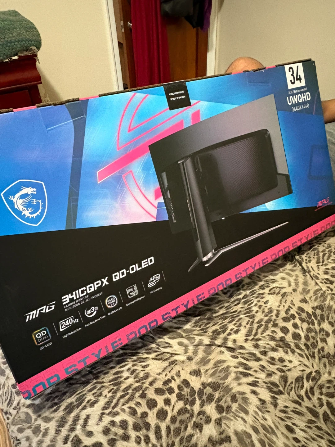MSI MPG 34" UWQHD 3440x1440 Gaming Monitor