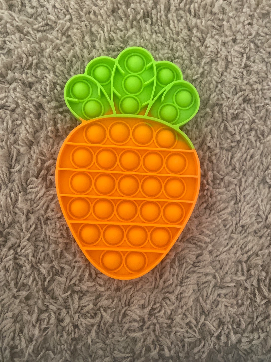 Carrot Fidget Popper Toy