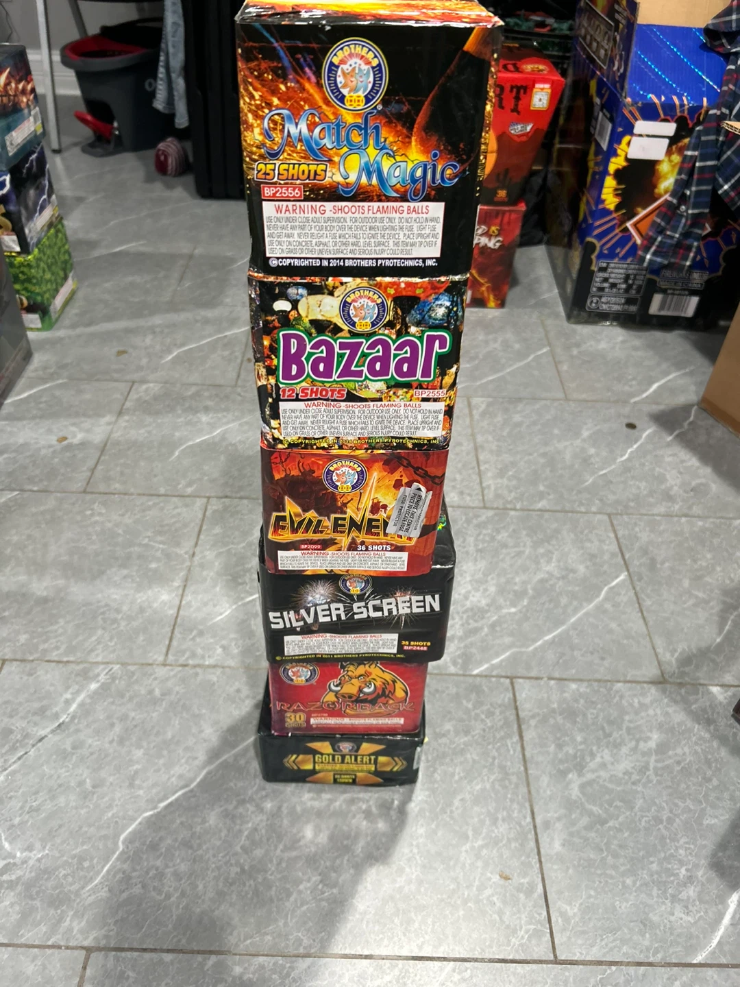 Assorted Fireworks Lot - Brothers Pyrotechnics