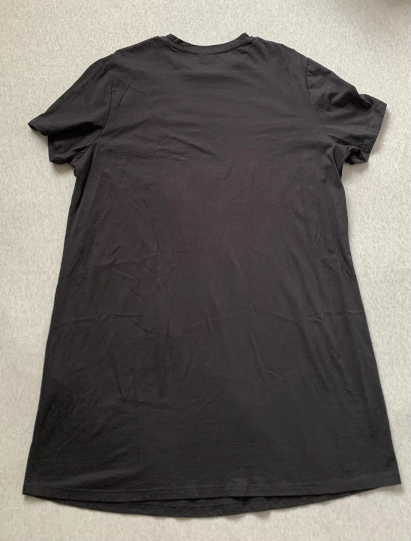 100% Cotton Black T-Shirt Dress - Size 2XL - photo 2