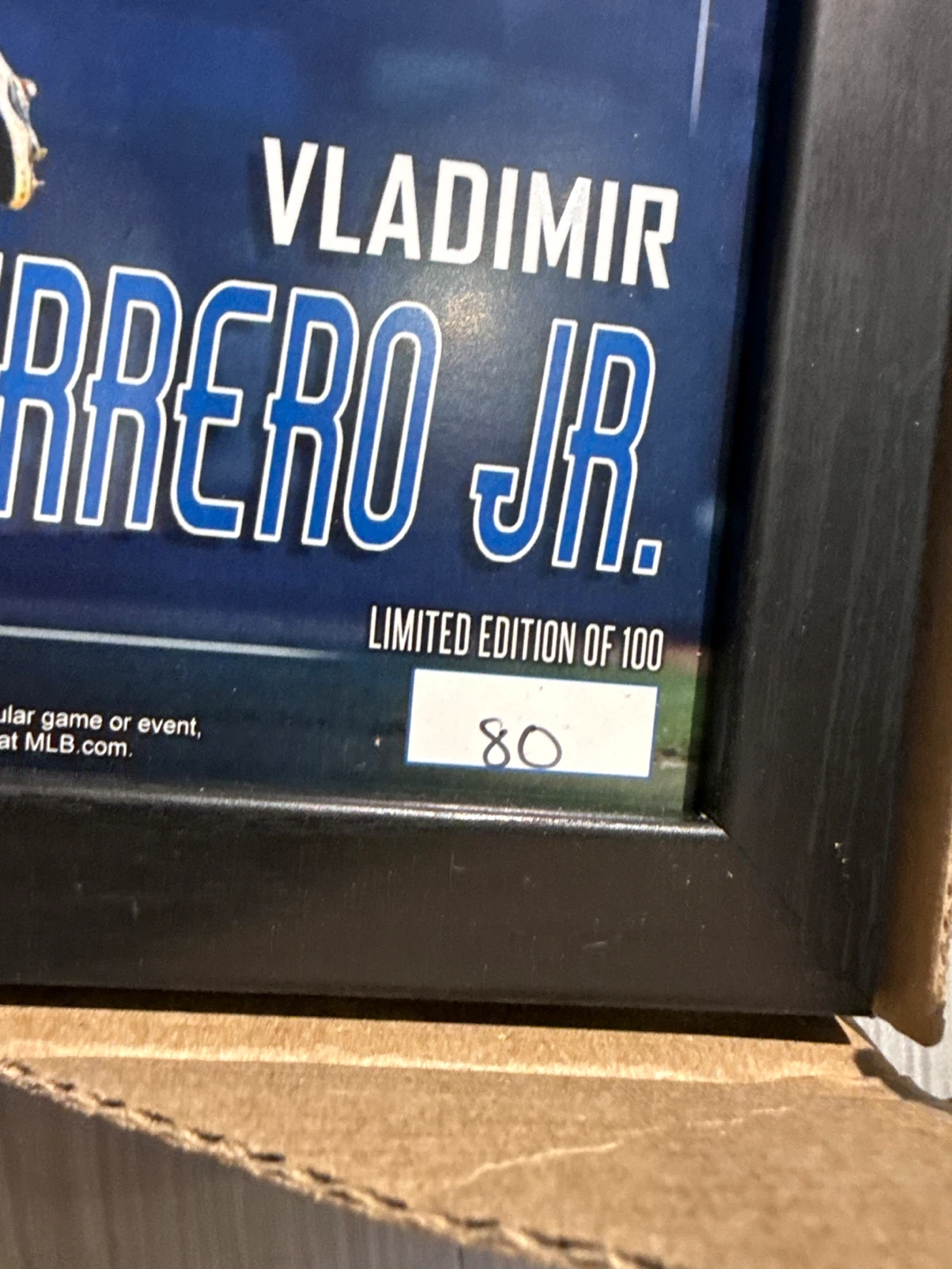 Vladimir Guerrero Jr. Framed Game-Used Base - photo 2